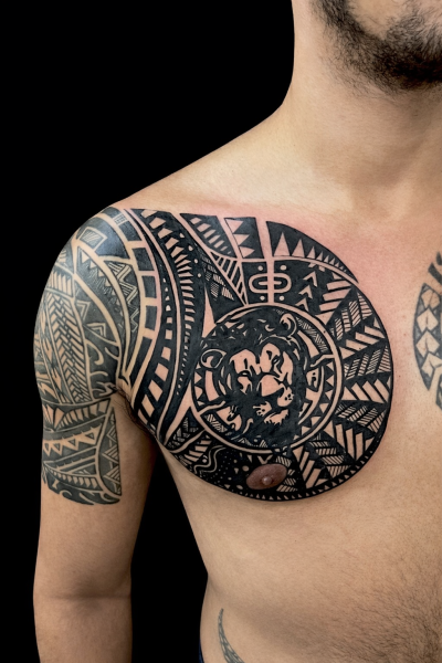 Tribal & Maori Tattoo Pattaya | Polynesian Sleeve & Custom Design