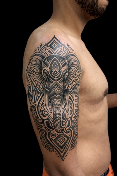 Tribal & Maori Tattoo Pattaya | Polynesian Sleeve & Custom Design
