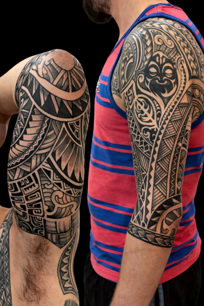 Tribal & Maori Tattoo Pattaya | Polynesian Sleeve & Custom Design