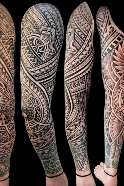 Tribal & Maori Tattoo Pattaya | Polynesian Sleeve & Custom Design