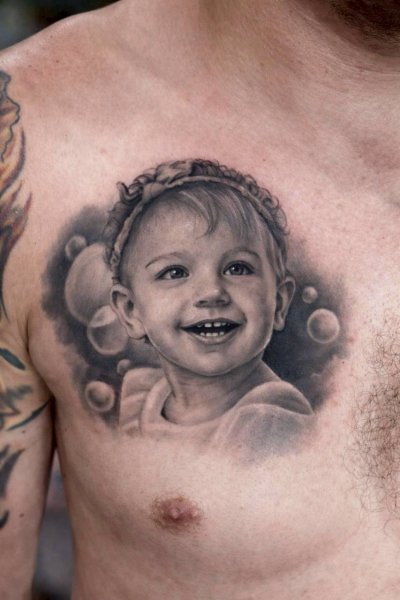 Portrait Tattoo Pattaya | Realistic Tattoo by Professional Artists