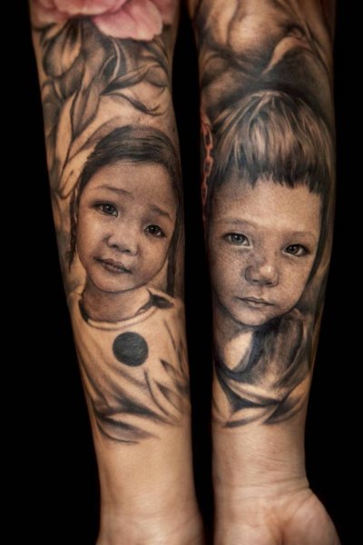 Portrait Tattoo Pattaya | Realistic Tattoo by Professional Artists