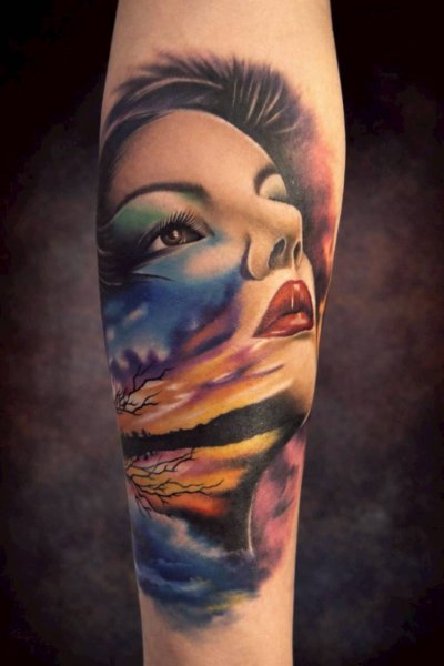 Realistic Tattoo Pattaya | Custom Color & Black Grey Tattoo