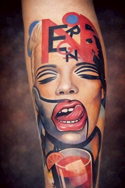 Realistic Tattoo Pattaya | Custom Color & Black Grey Tattoo