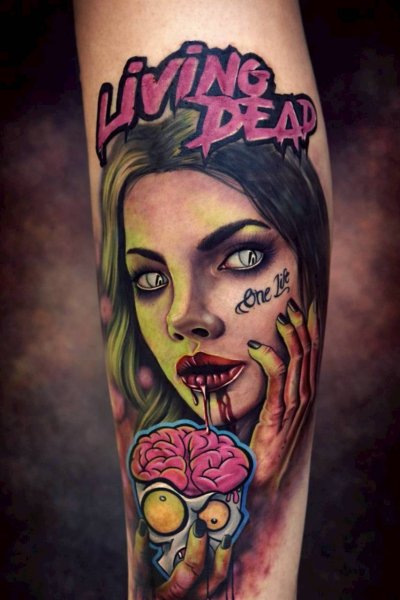 Realistic Tattoo Pattaya | Custom Color & Black Grey Tattoo