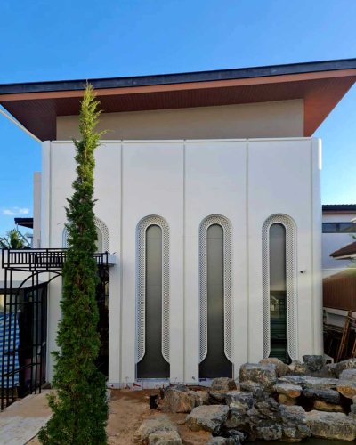 ออกแบบตกแต่งฟาซาด บ้านพักอาศัยส่วนบุคคล