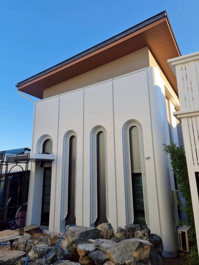 ออกแบบตกแต่งฟาซาด บ้านพักอาศัยส่วนบุคคล