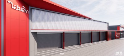 โชว์รูมจำหน่ายวัสดุก่อสร้าง โฮมฮัก จังหวัดบุรีรัมย์