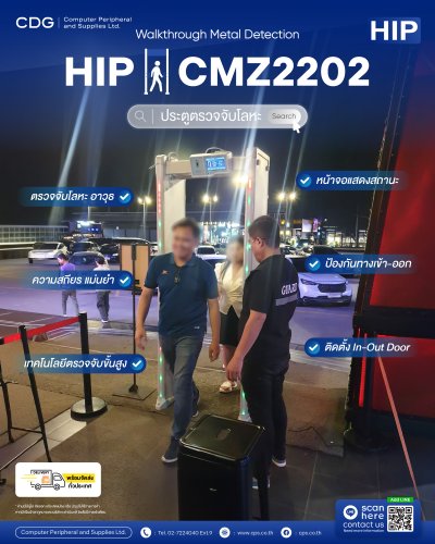 HIP CMZ2202 Walkthrough Metal Detection 33 Zone