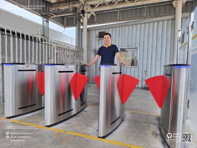 Flap Gate Barrier Turnstile Model A203A