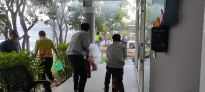 ซ้อมอพยพและระงับอัคคีภัย 2563