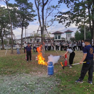 ซ้อมอพยพและระงับอัคคีภัย 2563