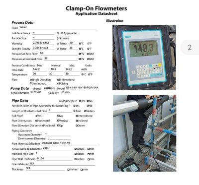 FLOW RATE TEST