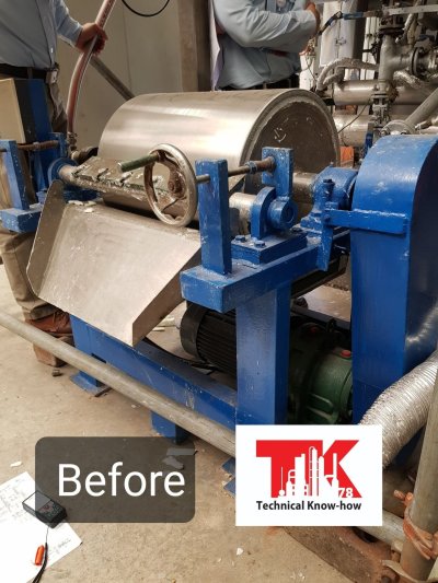 Flaker machine for wax