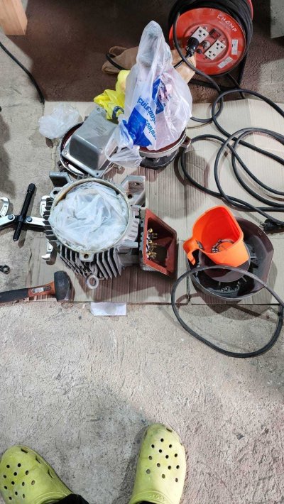 Overhaul pump cooling tower