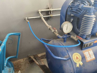 PIPE THREADING INSTALLATION FOR LINE LUBRICANT