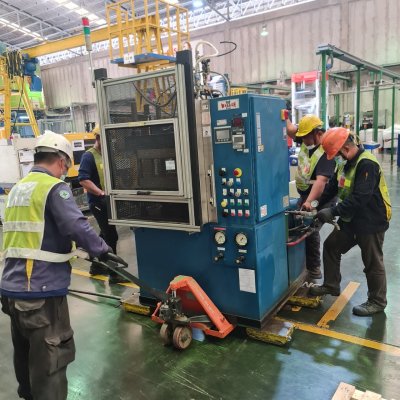 RELOCATE AND INSTALL MACHINE