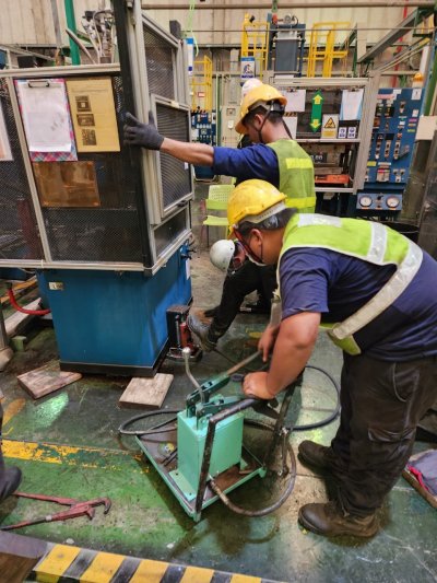 RELOCATE AND INSTALL MACHINE