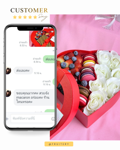 รีวิวกระเช้าผลไม้ของร้านฟรุตเทอรี่
