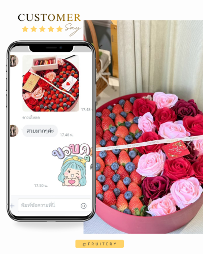รีวิวกระเช้าผลไม้ของร้านฟรุตเทอรี่