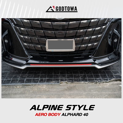 ชุดแต่ง ALPINE STYLE AERO DYNAMIC HALF SERIES สำหรับ ALPHARD SC 2024