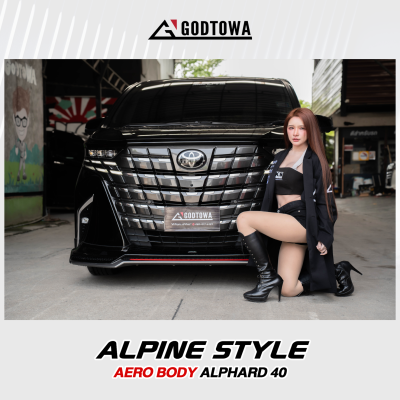 ชุดแต่ง ALPINE STYLE AERO DYNAMIC HALF SERIES สำหรับ ALPHARD SC 2024