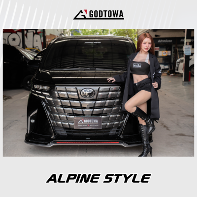 ชุดแต่ง ALPINE STYLE AERO DYNAMIC HALF SERIES สำหรับ ALPHARD SC 2024