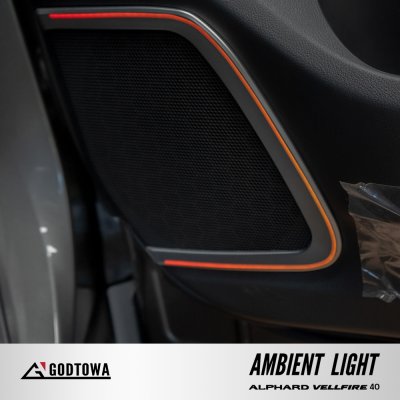 ผลงานการติดตั้ง AMBIENT LIGHT สำหรับ ALPHARD40 VELLFIRE40