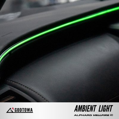 ผลงานการติดตั้ง AMBIENT LIGHT สำหรับ ALPHARD40 VELLFIRE40