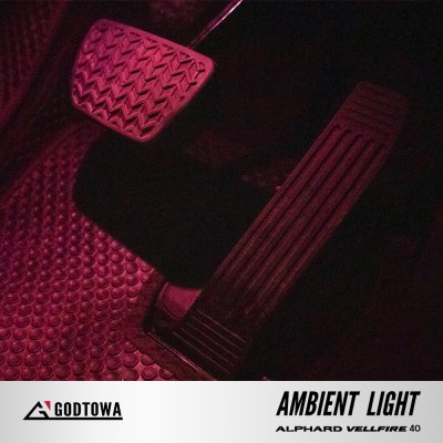 ผลงานการติดตั้ง AMBIENT LIGHT สำหรับ ALPHARD40 VELLFIRE40
