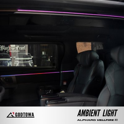 ผลงานการติดตั้ง AMBIENT LIGHT สำหรับ ALPHARD40 VELLFIRE40