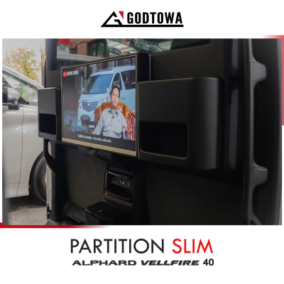 PARTITION SLIM – ฉากกั้นห้องโดยสารสุดบางเฉียบ สำหรับ ALPHARD / VELLFIRE 40 (2024 ขึ้นไป)