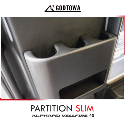 PARTITION SLIM – ฉากกั้นห้องโดยสารสุดบางเฉียบ สำหรับ ALPHARD / VELLFIRE 40 (2024 ขึ้นไป)