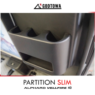 PARTITION SLIM – ฉากกั้นห้องโดยสารสุดบางเฉียบ สำหรับ ALPHARD / VELLFIRE 40 (2024 ขึ้นไป)
