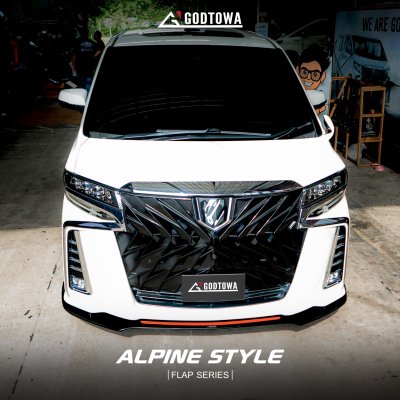 ผลงานการติดตั้งชุดแต่งAlpine Style Flap / Series สำหรับ Alphard 30