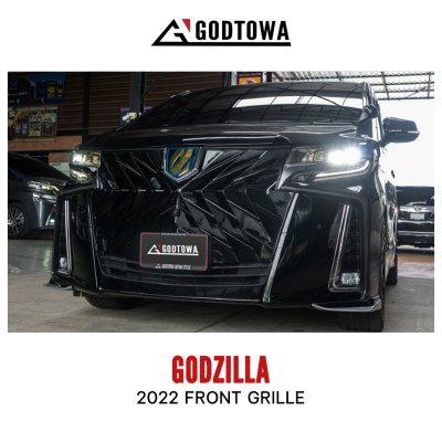 2022 Godzilla Front Grille กระจังแต่ง สำหรับ Alphard 30