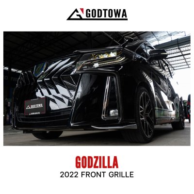 2022 Godzilla Front Grille กระจังแต่ง สำหรับ Alphard 30