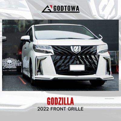 2022 Godzilla Front Grille กระจังแต่ง สำหรับ Alphard 30