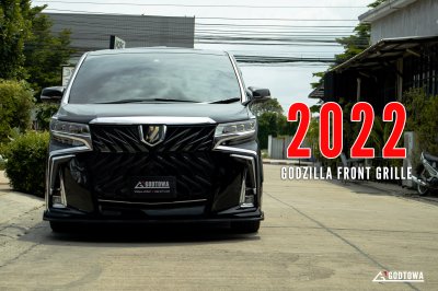 2022 Godzilla Front Grille กระจังแต่ง สำหรับ Alphard 30