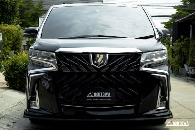 2022 Godzilla Front Grille กระจังแต่ง สำหรับ Alphard 30