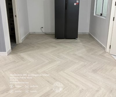 Elegance_5_5mm_สี_White_Wood_บัว_304