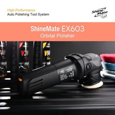 EX603 Shine Mate Dual Action Polisher 3 inck backing plate