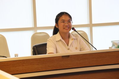 ภาพบรรยากาศการสัมภาษณ์คัดเลือกนักศึกษาทุนประจำปี 2568