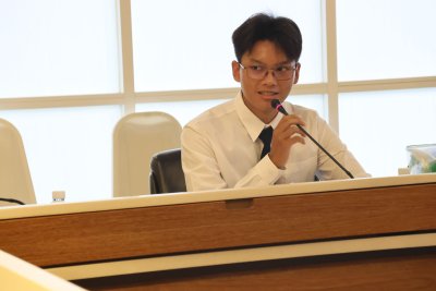 ภาพบรรยากาศการสัมภาษณ์คัดเลือกนักศึกษาทุนประจำปี 2568
