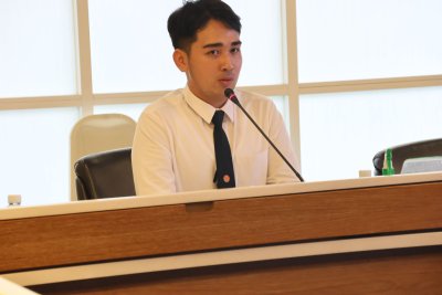 ภาพบรรยากาศการสัมภาษณ์คัดเลือกนักศึกษาทุนประจำปี 2568