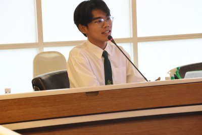 ภาพบรรยากาศการสัมภาษณ์คัดเลือกนักศึกษาทุนประจำปี 2568