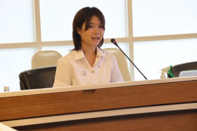 ภาพบรรยากาศการสัมภาษณ์คัดเลือกนักศึกษาทุนประจำปี 2568