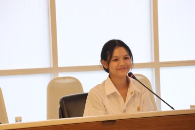 ภาพบรรยากาศการสัมภาษณ์คัดเลือกนักศึกษาทุนประจำปี 2568