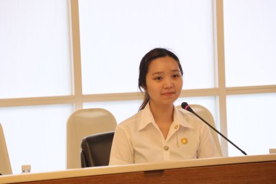 ภาพบรรยากาศการสัมภาษณ์คัดเลือกนักศึกษาทุนประจำปี 2568