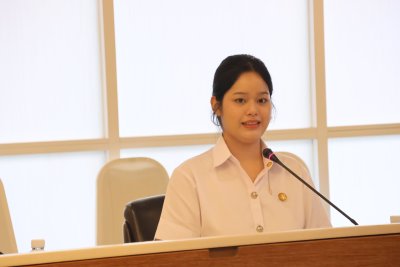 ภาพบรรยากาศการสัมภาษณ์คัดเลือกนักศึกษาทุนประจำปี 2568